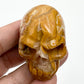 Crazy Lace Agate Skull 2 Inches Hand Carved Crystal Carving