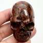 Mahogany Obsidian Skull 2 Inches Hand Carved Crystal Carving