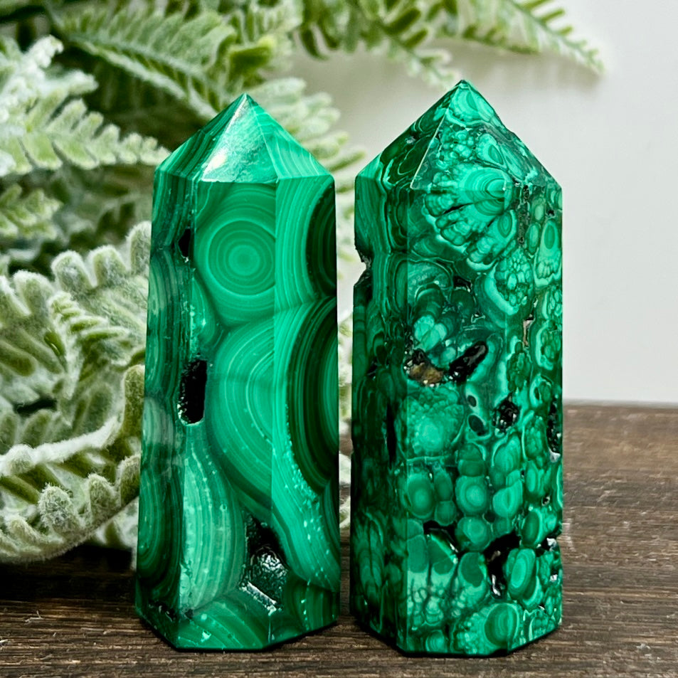 Malachite Towers Points Natural Crystal Generators