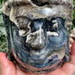 Volcanic Agate Quartz Buddha UV Reactive Crystal 1736g