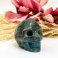 Labradorite Skull 2 Inches Hand Carved Crystal Carving