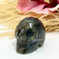 Labradorite Skull 2 Inches Hand Carved Crystal Carving