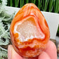 Carnelian Egg Healing Druzy Crystal 100g