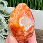 Carnelian Egg Healing Druzy Crystal 100g