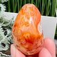 Carnelian Egg Healing Druzy Crystal 100g