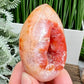 Carnelian Egg Healing Druzy Crystal 92g