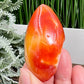 Carnelian Egg Healing Druzy Crystal 78g