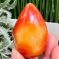 Carnelian Egg Healing Druzy Crystal 78g