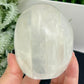 Satin Spar Selenite Skull Top Quality Translucent Crystal Carving Morocco 744g