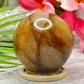 Golden Healer Quartz Sphere Healing Crystal Ball 332g 61mm