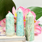 Blue Aragonite Points Towers Crystal Generators