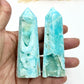 Blue Aragonite Points Towers Crystal Generators