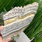 Zebra Phantom Calcite Slice Healing Crystal Specimen Slab 572g