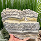 Zebra Phantom Calcite Slice Healing Crystal Specimen Slab 572g