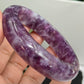 Lepidolite Purple Mica Bangle Bracelet Wearable Crystal 60mm Diameter