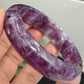 Lepidolite Purple Mica Bangle Bracelet Wearable Crystal 60mm Diameter