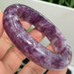 Lepidolite Purple Mica Bangle Bracelet Wearable Crystal 60mm Diameter