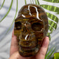 Tiger Iron Red Jasper Hematite Skull Mugglestone Crystal Skull Carving 894g