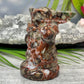 Natural Indonesia Agate Star Wars Crystal Yoda Quartz Carved Healing Reiki Figurines Australian Seller