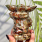 Natural Indonesia Agate Star Wars Crystal Yoda Quartz Carved Healing Reiki Figurines Australian Seller