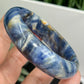 Blue Kyanite Mica Bangle High Quality RARE Crystal Jewellery 58mm Diameter