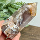 Black Flower Agate Tower Healing Crystal Generator 138g 84mm