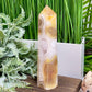 Druzy Agate Tower Healing Crystal Generator 576g 200mm