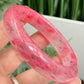 Rhodonite in Quartz Bangle Bracelet Gemstone Jewellery Crystal 59mm Diameter