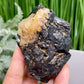 Quartz Cluster in Black Tourmaline Schorl Raw Specimen Natural Crystal 266g