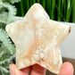 Flower Agate Star Healing Crystal Carving 150g