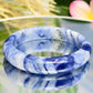 Blue Sodalite Bangle Bracelet Gemstone Jewellery Crystal 62mm Diameter