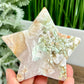 Flower Agate Star Healing Crystal Carving 152g