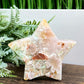 Flower Agate Star Healing Crystal Carving 152g