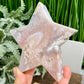 Flower Agate Star Healing Crystal Carving 206g