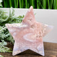 Flower Agate Star Healing Crystal Carving 206g