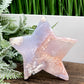 Flower Agate Star Healing Crystal Carving 206g