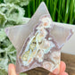 Flower Agate Star Healing Crystal Carving 128g