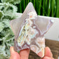 Flower Agate Star Healing Crystal Carving 128g