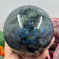 Large Crystal Sphere Labradorite 1895g Natural Ball Reiki Healing Flash Gemstone