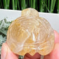 Golden Healer Quartz Turtle Hand Carved Crystal Sea Creature