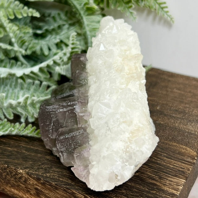 Fluorite Green Purple Quartz Natural Raw Specimen Natural Healing Crystal 430g