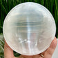 Satin Spar Selenite Round Bowl High Quality Crystal Carving 510g