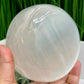 Satin Spar Selenite Round Bowl High Quality Crystal Carving 510g