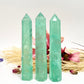 Green Fluorite Points Towers Translucent Crystal Generators