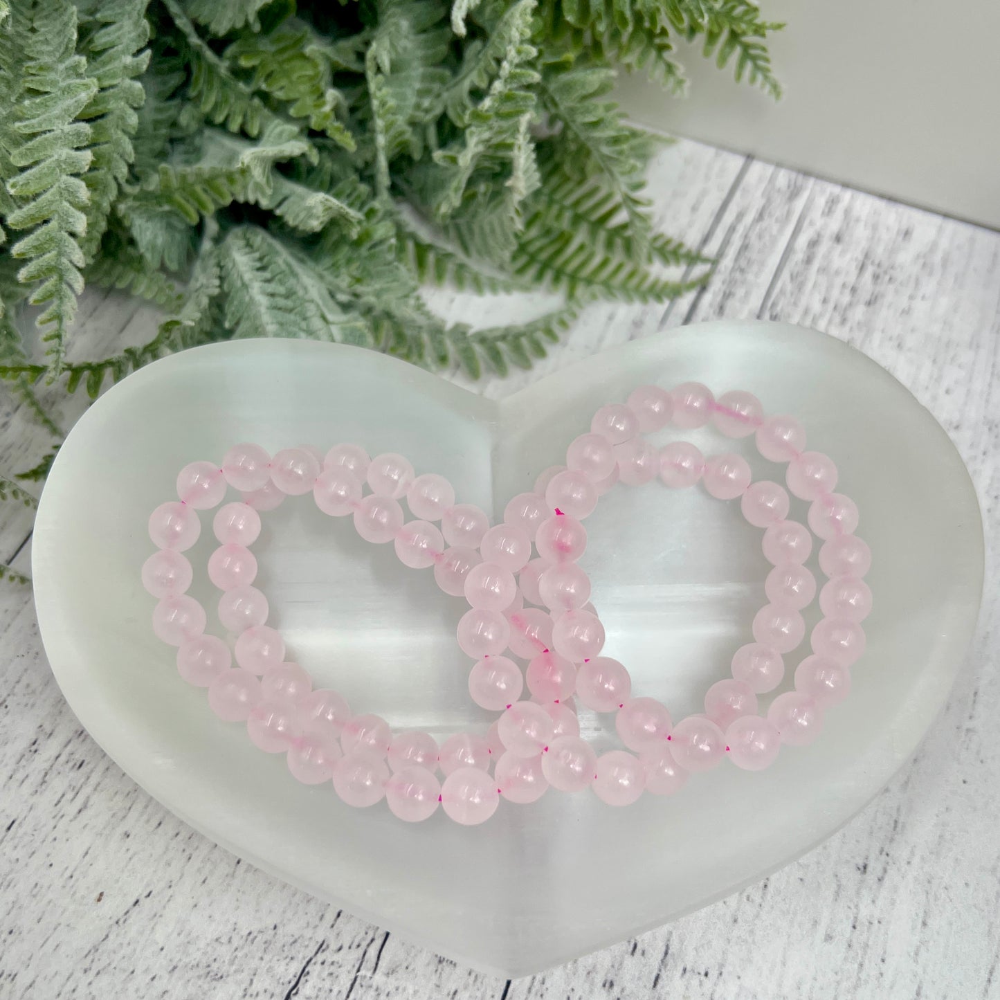 Satin Spar Selenite Heart Bowl High Quality Crystal Carving 714g