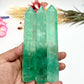 Green Fluorite Points Towers Translucent Crystal Generators