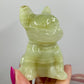 Pistachio Onyx French Bull Dog Crystal Puppy Carving Australian Seller