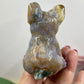 Ocean Sea Jasper French Bull Dog Crystal Puppy Carving Australian Seller