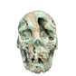 Large Blue Aragonite Skull Crystal Skull Carving