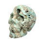 Large Blue Aragonite Skull Crystal Skull Carving